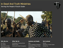 Tablet Screenshot of indeedandtruth.org